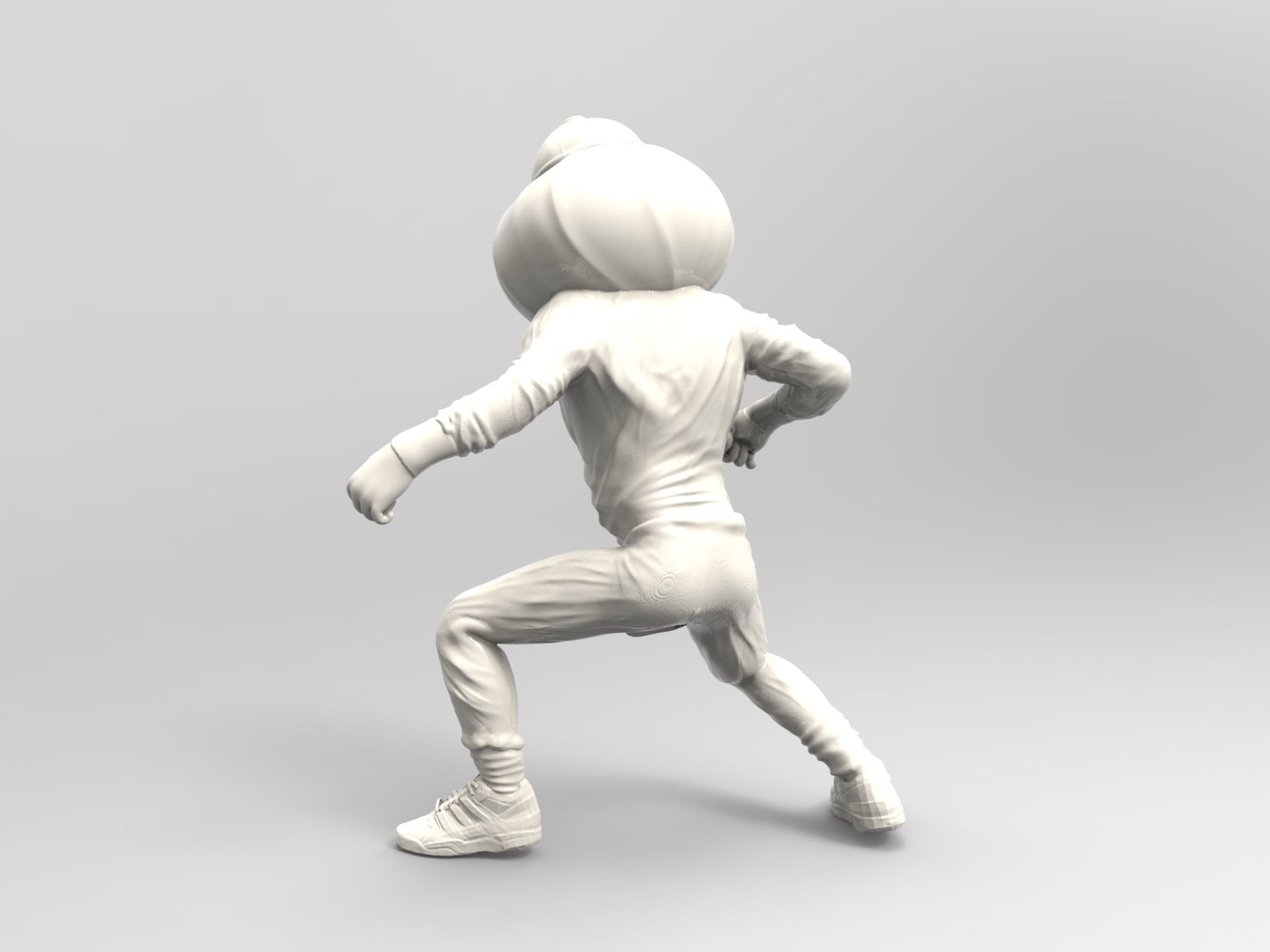 brutus buckeye mascot 3D print model_4