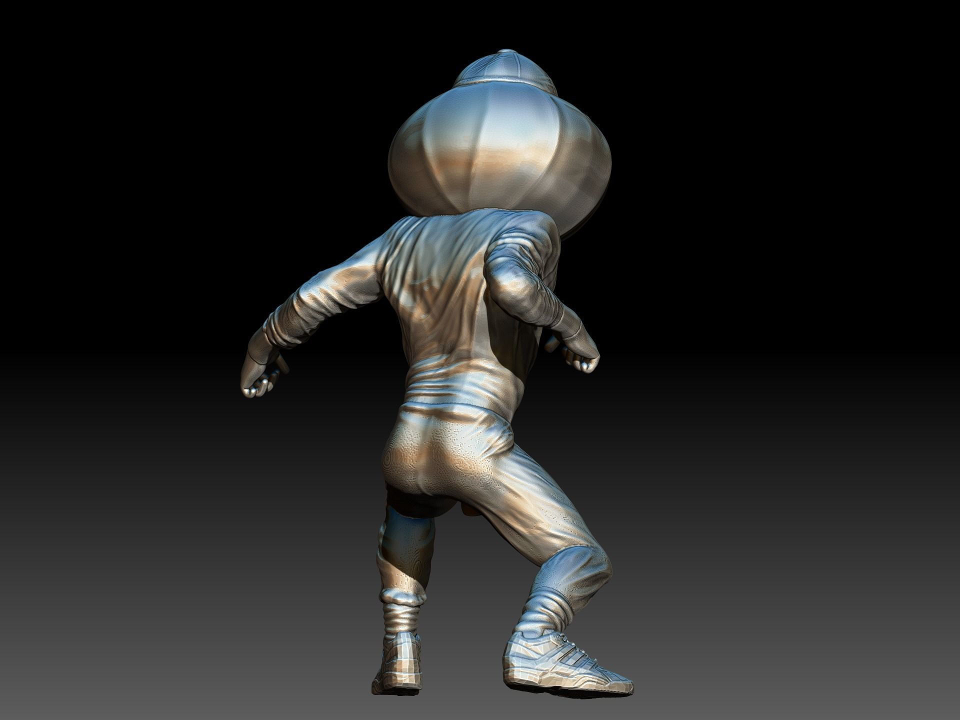 brutus buckeye mascot 3D print model_6