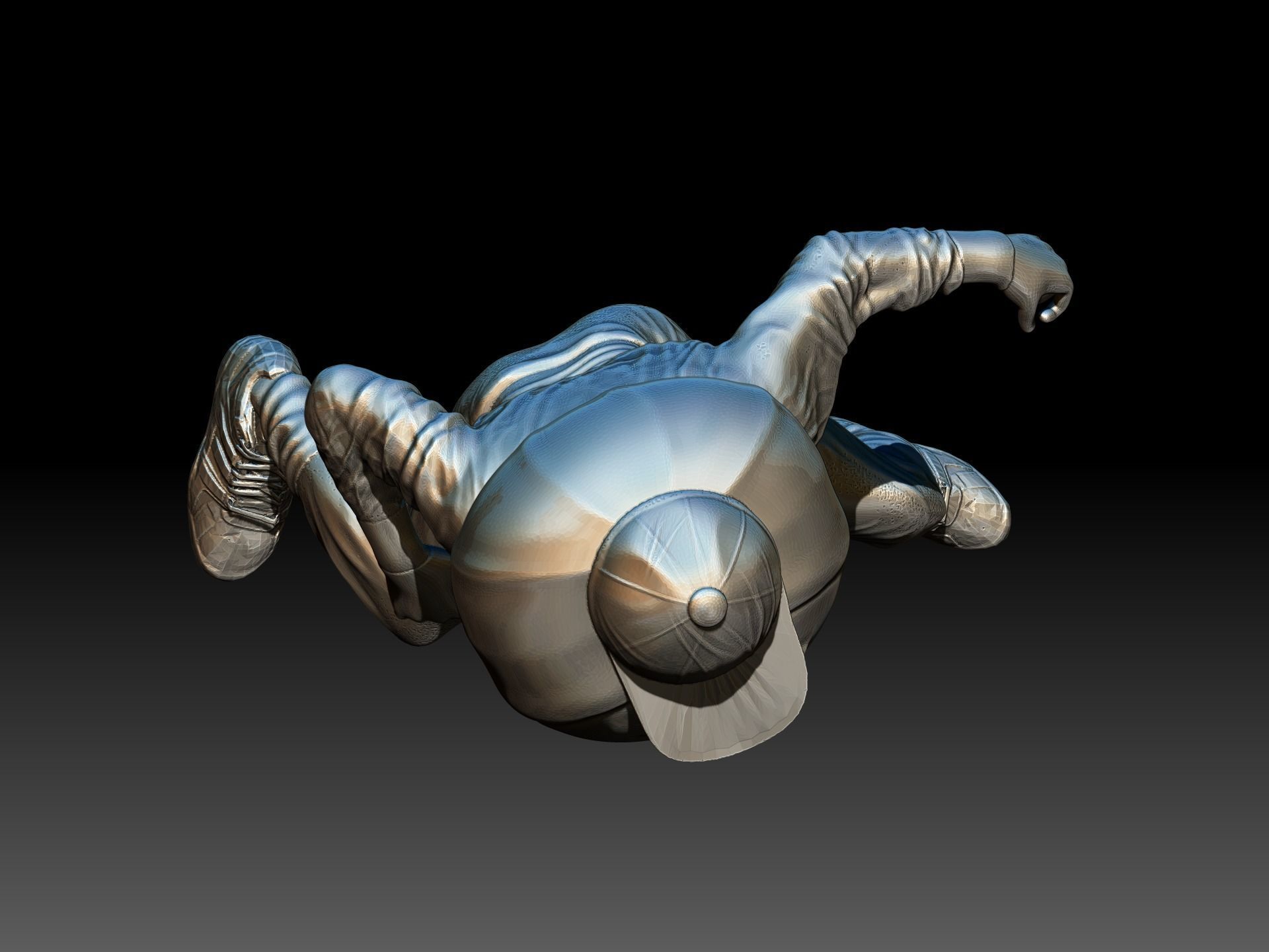 brutus buckeye mascot 3D print model_8