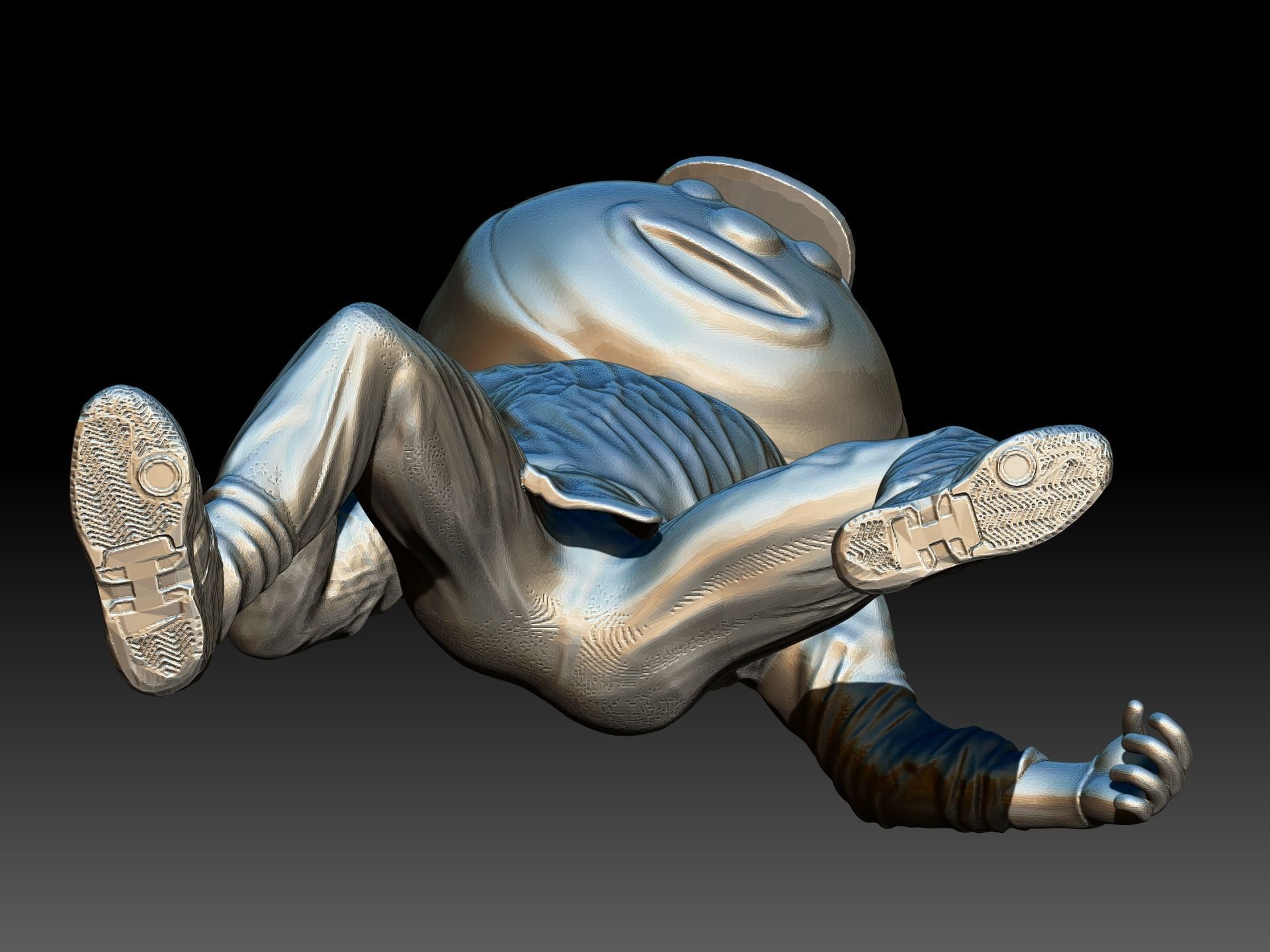 brutus buckeye mascot 3D print model_9