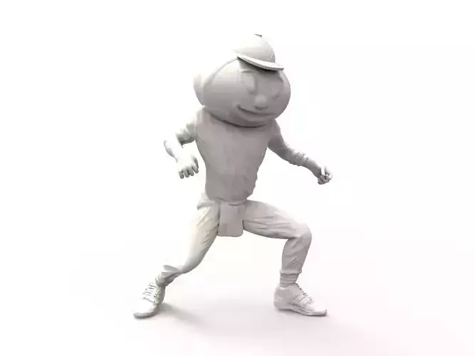 brutus buckeye mascot 3D print model