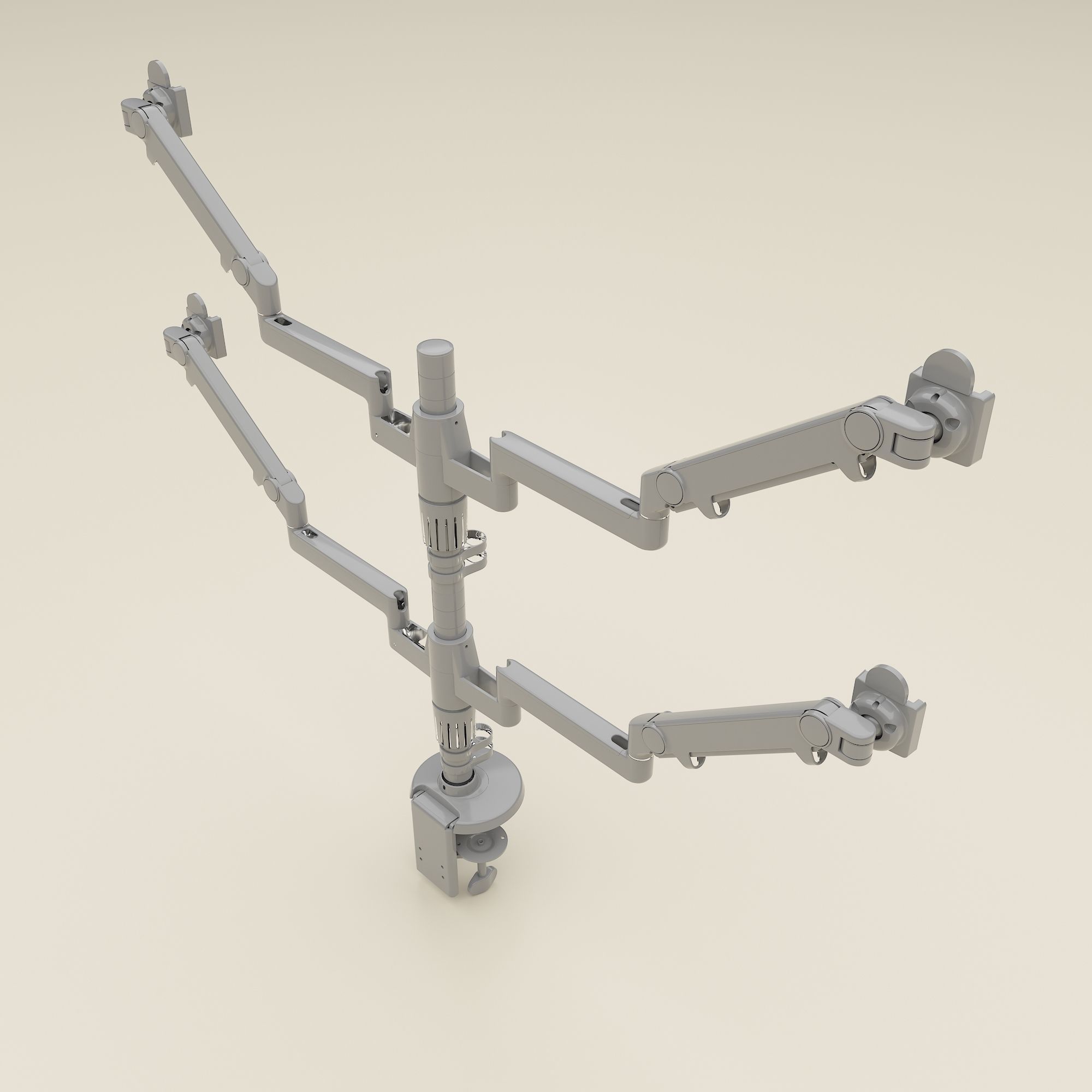 Monitor Arms 3D model_1