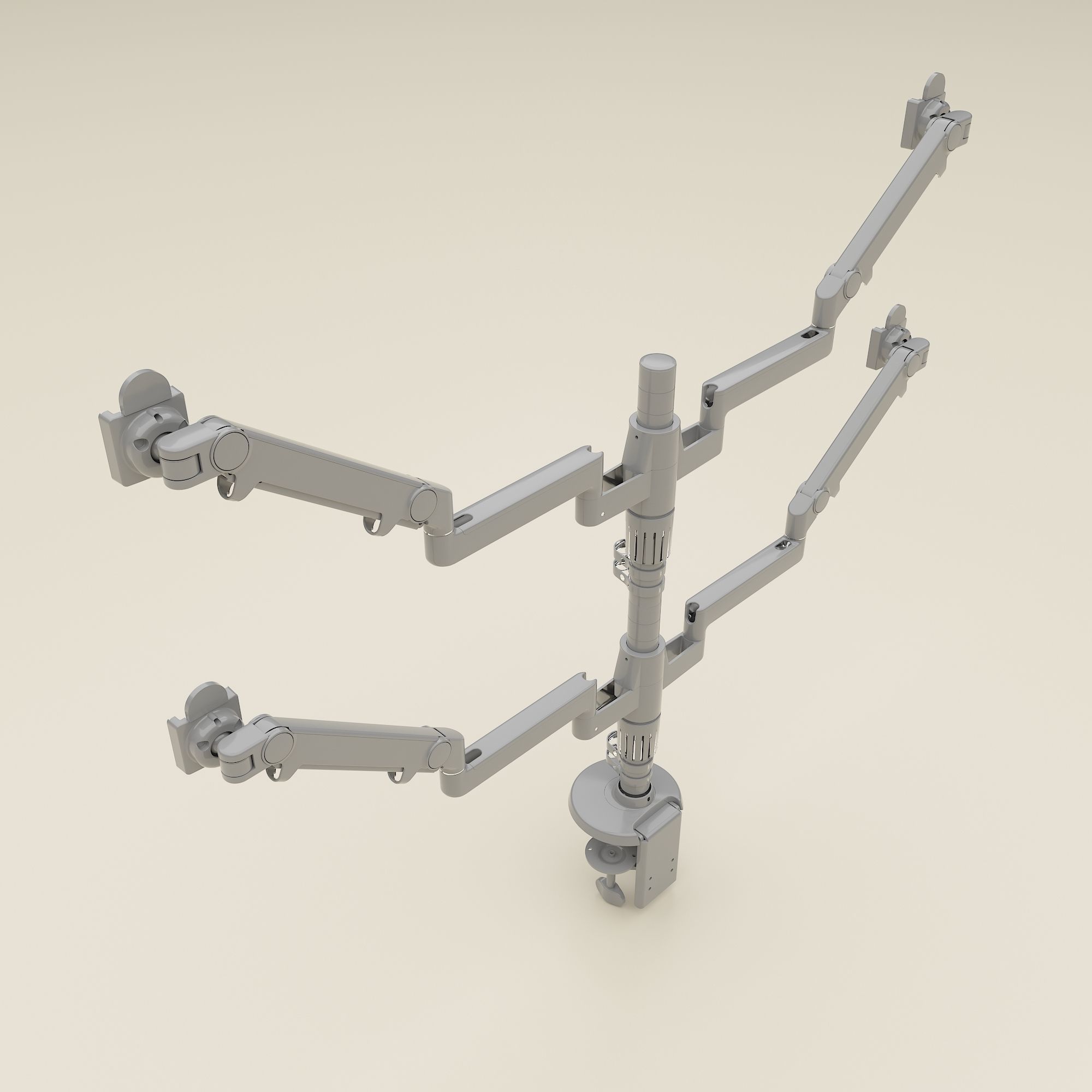 Monitor Arms 3D model_2