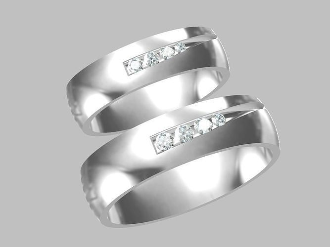 couple ring 3D print model