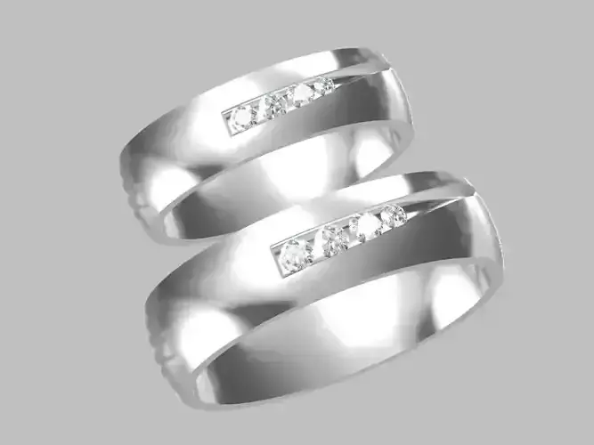 couple ring 3D print model