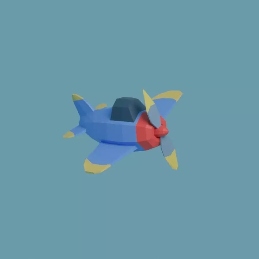 Aircraft Propeller Free low-poly 3D model
