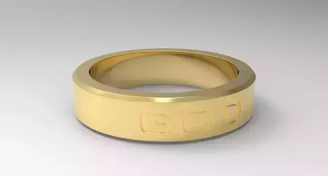 God Ring Gold