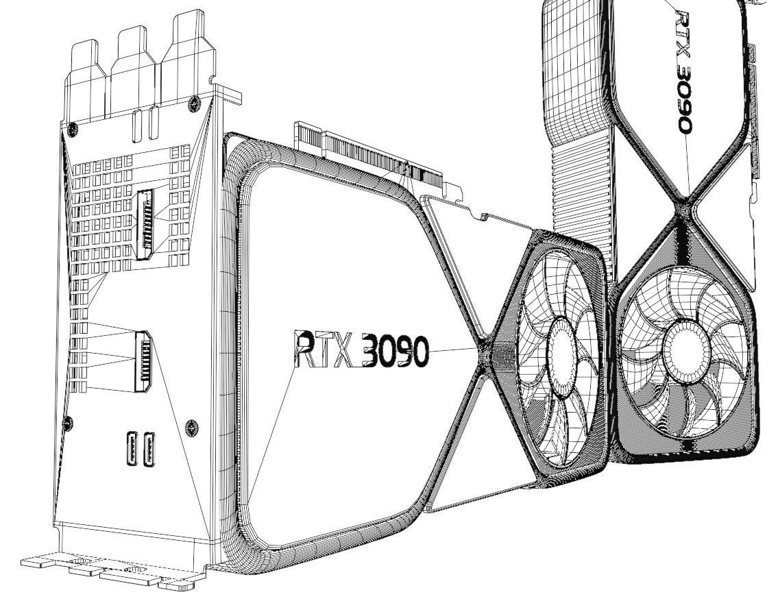RTX 3090 2021 3D model_10
