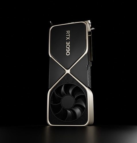 RTX 3090 2021 3D model