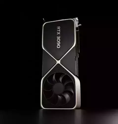 RTX 3090 2021 3D model