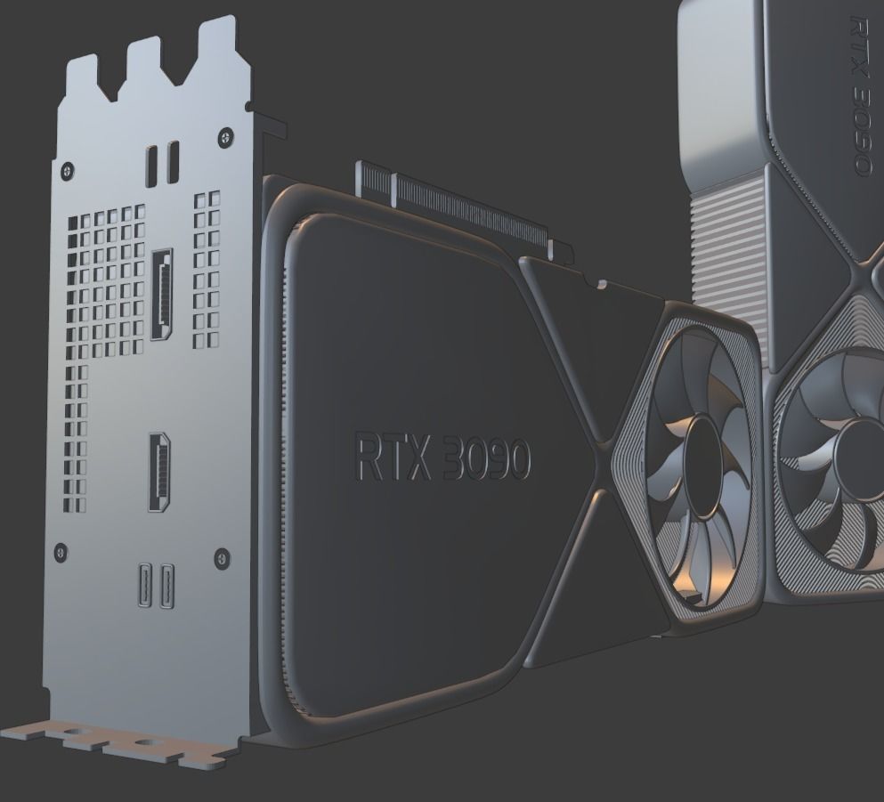 RTX 3090 2021 3D model_9