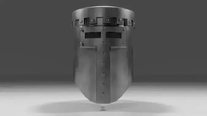Crusader helmet 3D model