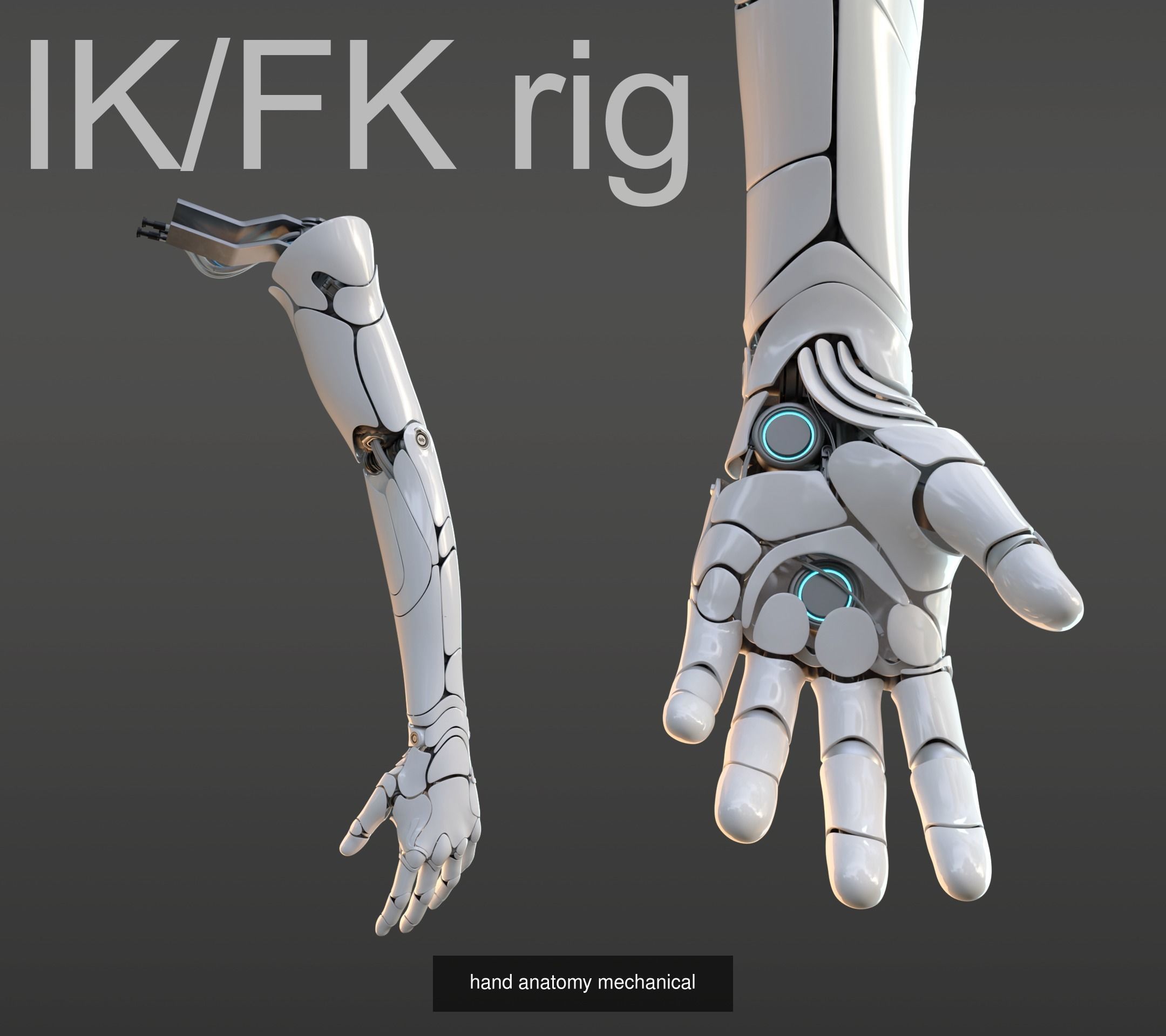 set of hands  3D Model Collection_10