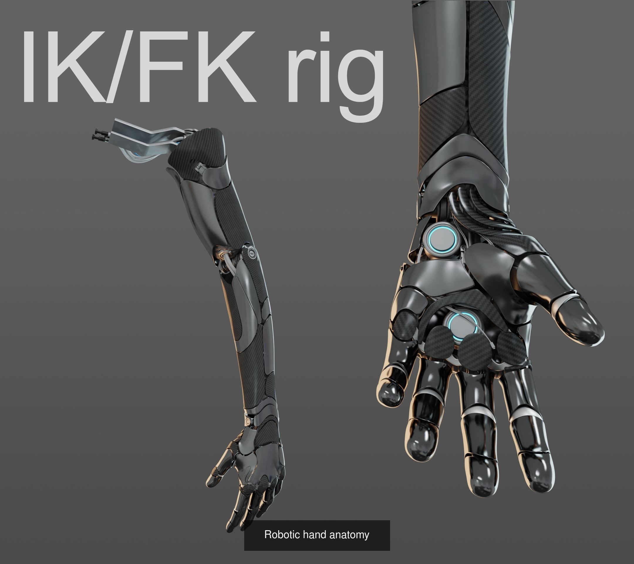 set of hands  3D Model Collection_8