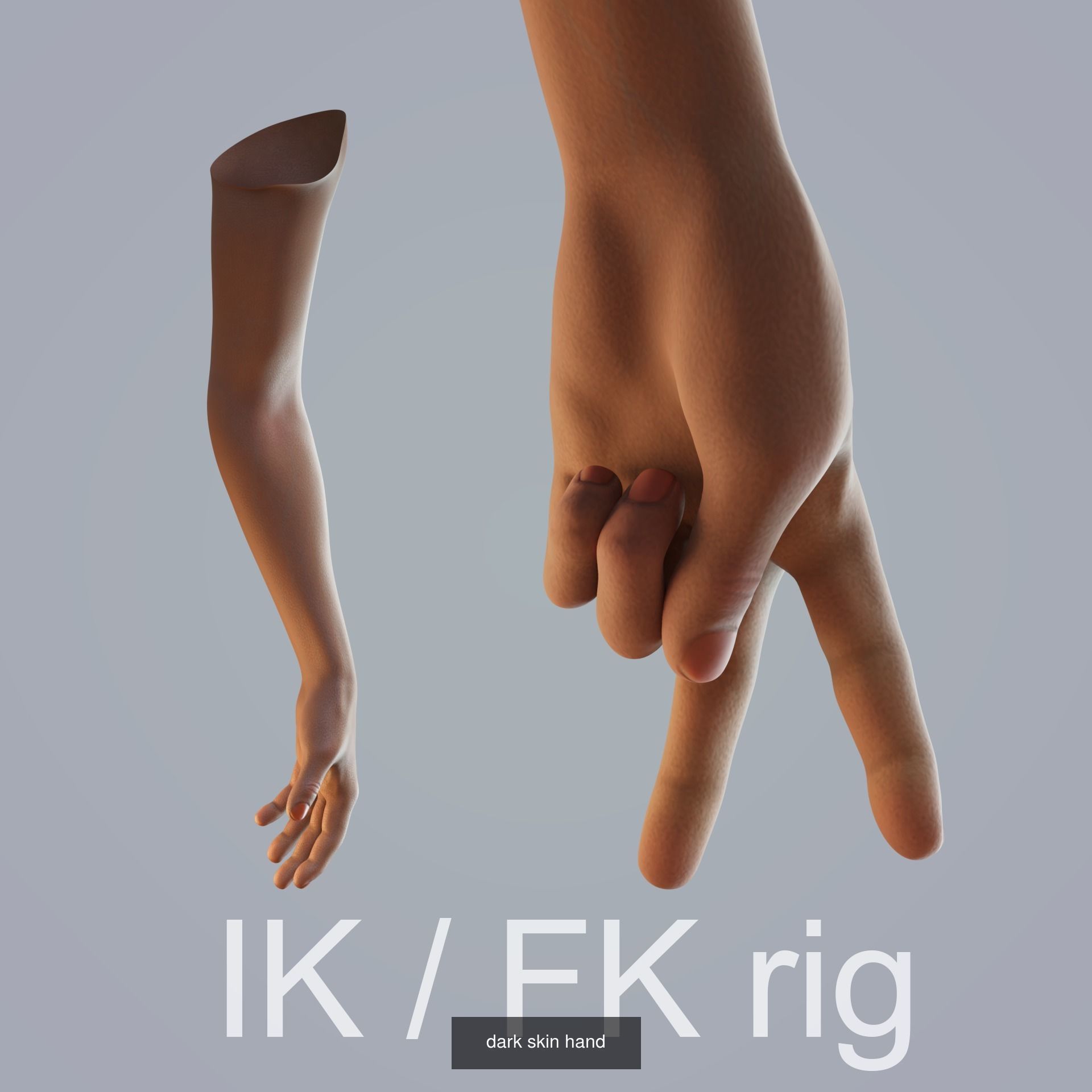 set of hands  3D Model Collection_12