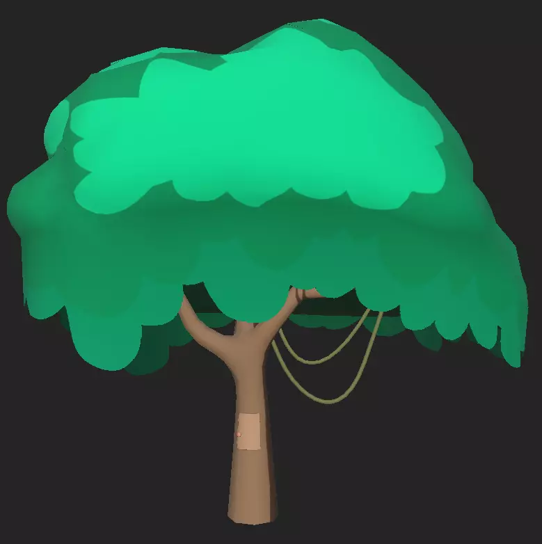 Cartoon tree free VR / AR / low-poly 3D model | CGTrader