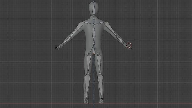  GAME READY CHARATER RIGID Low-poly 3D model