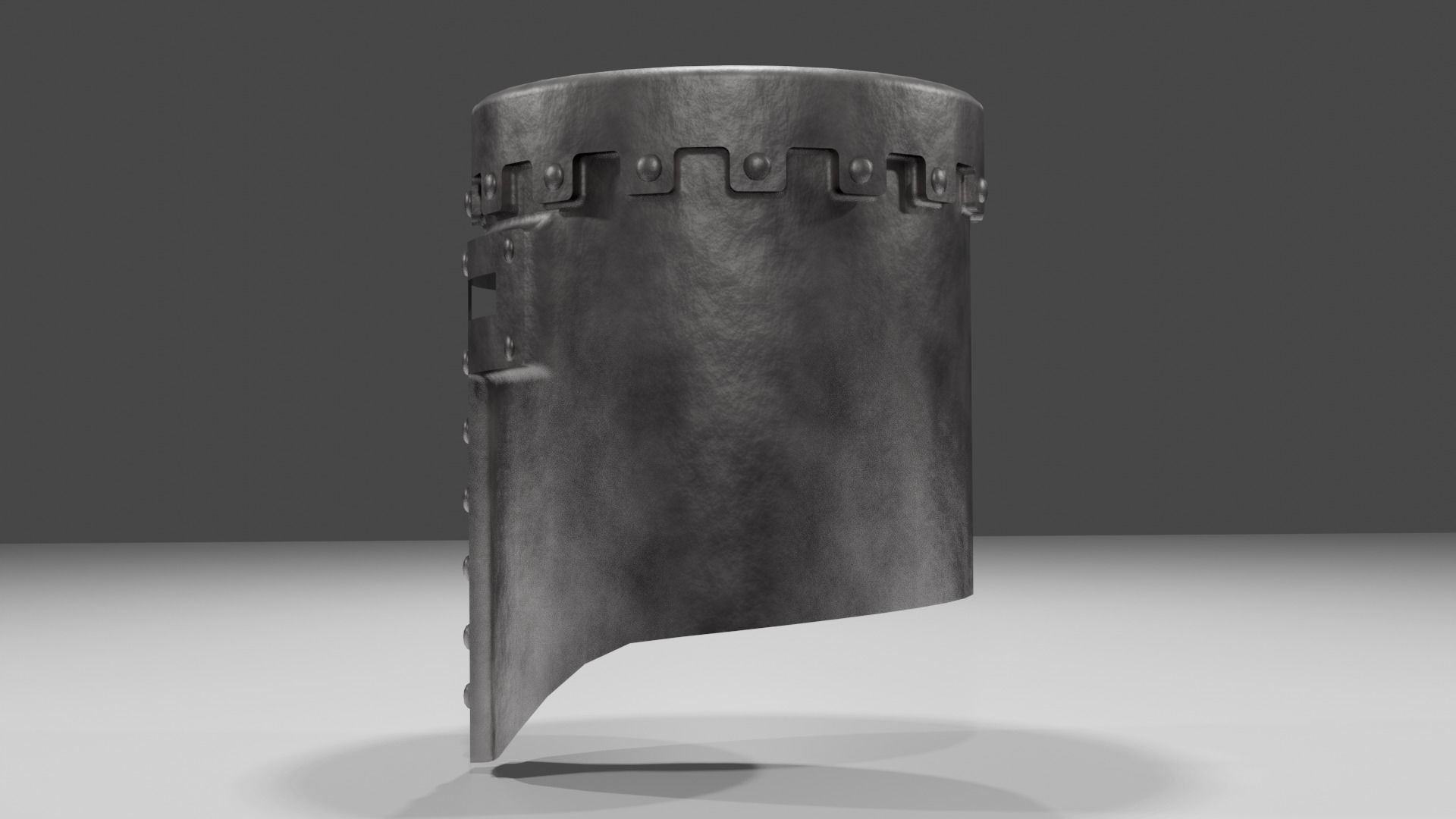 Crusader helmet 3D model_2