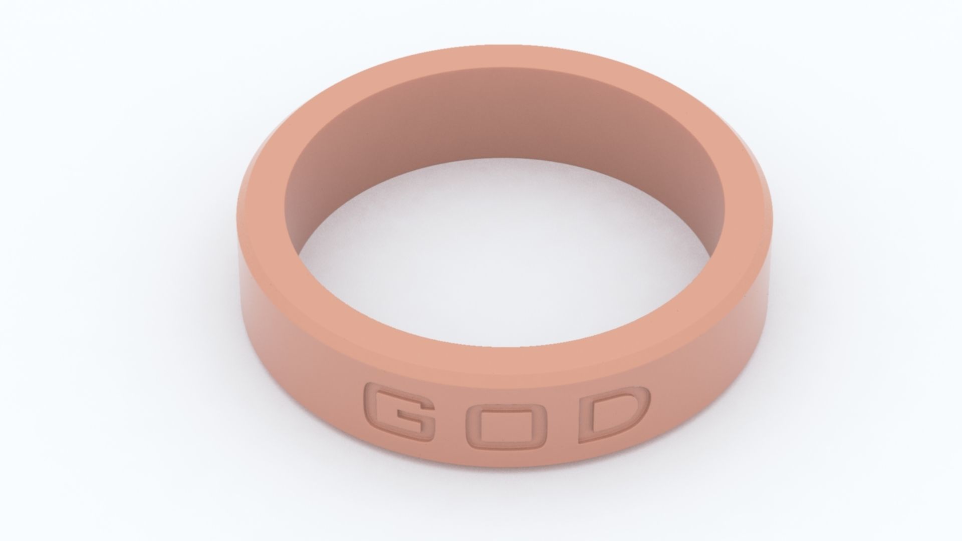 God Ring Red 3D print model_6