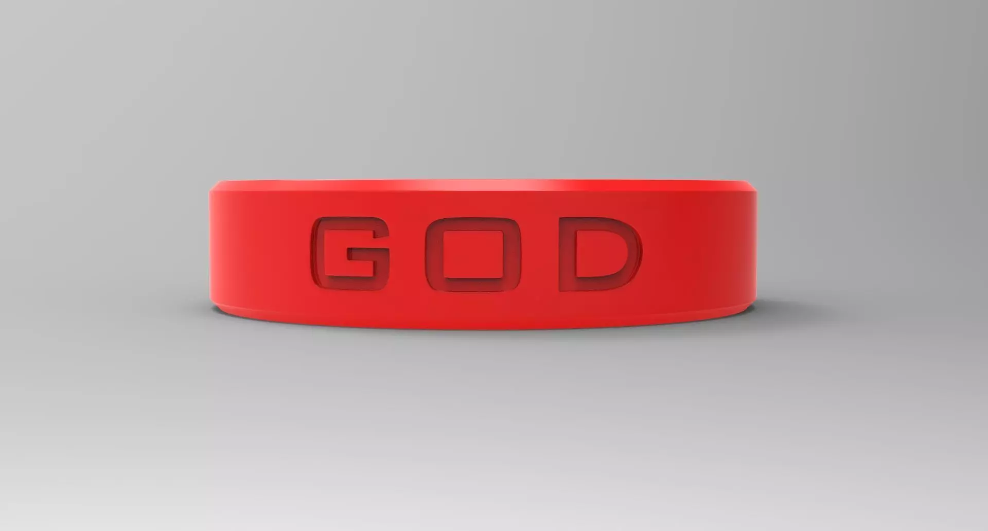 God Ring Red 3D print model_0