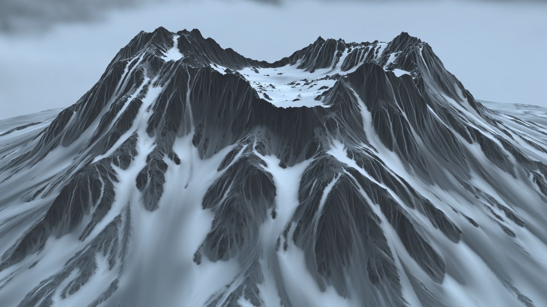 volkano snow 3D model_14