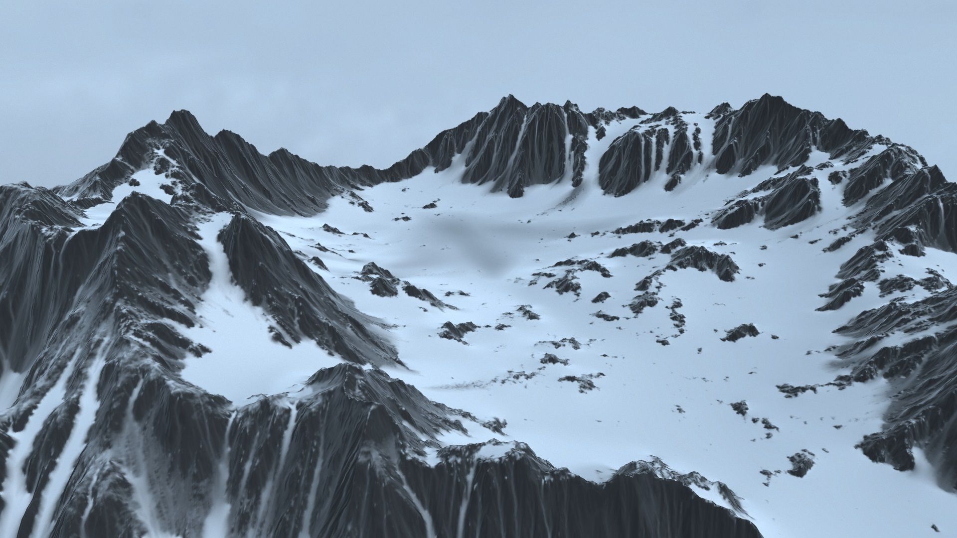 volkano snow 3D model_5