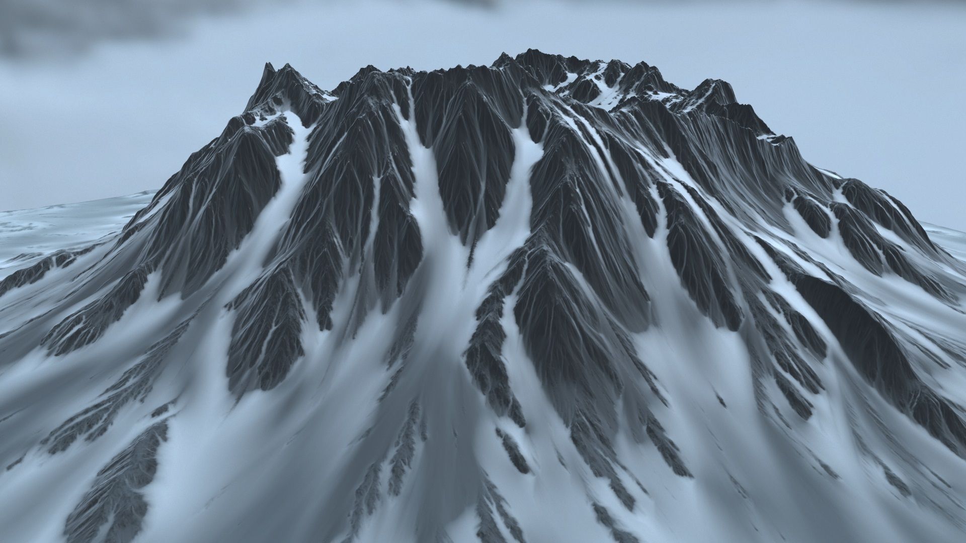 volkano snow 3D model_13