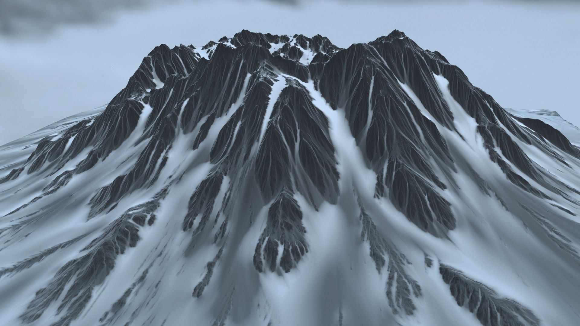 volkano snow 3D model_12