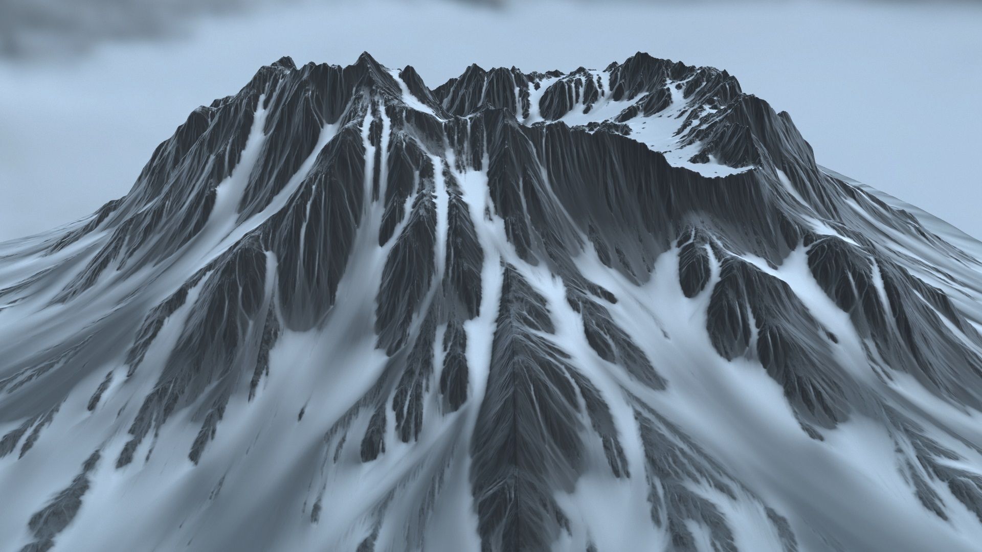 volkano snow 3D model_11