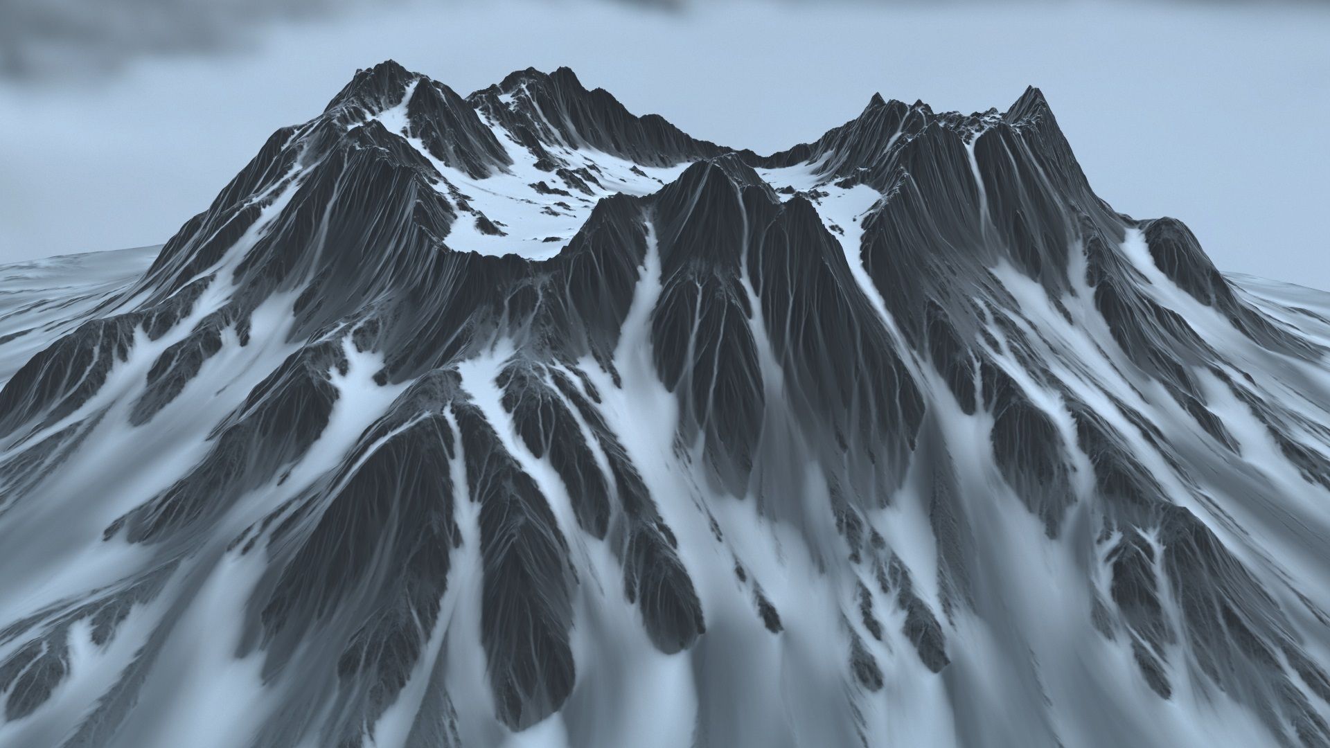 volkano snow 3D model_10