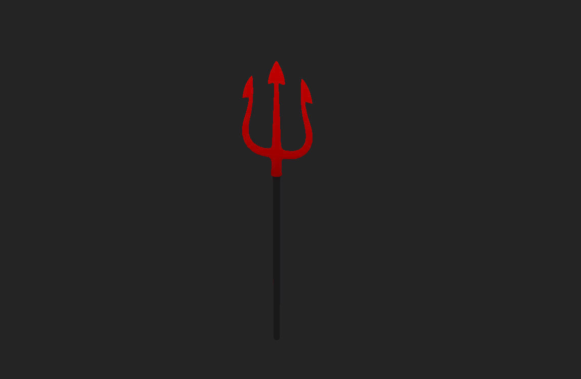 Devil Trident 3D model_10