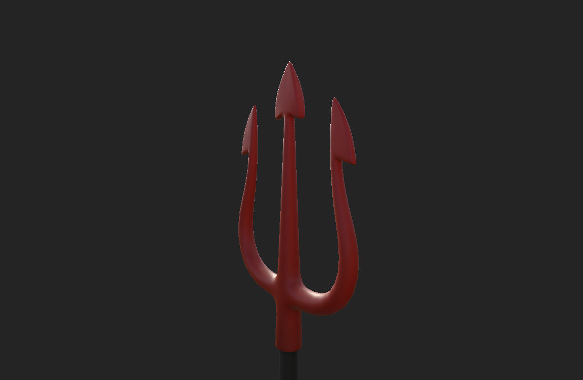 Devil Trident 3D model_13
