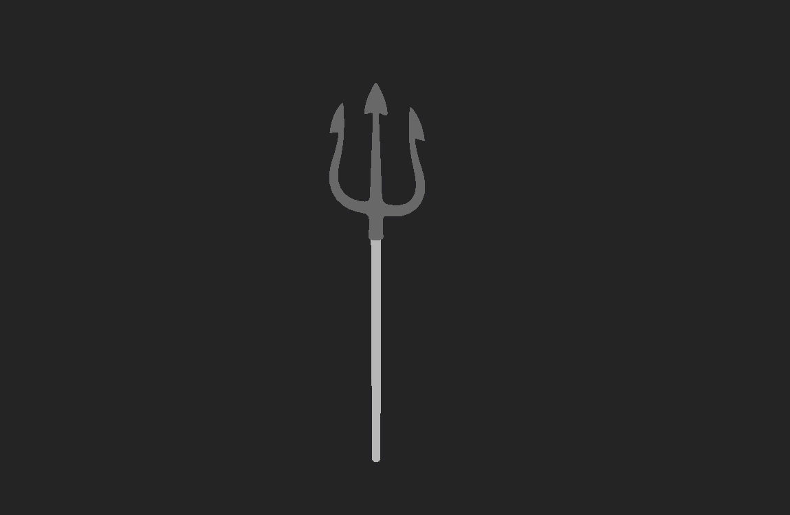 Devil Trident 3D model_11