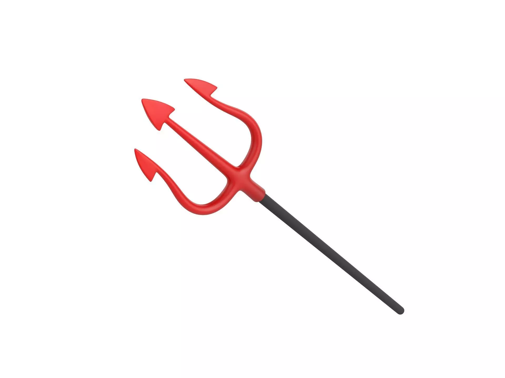 Devil Trident 3D model_0