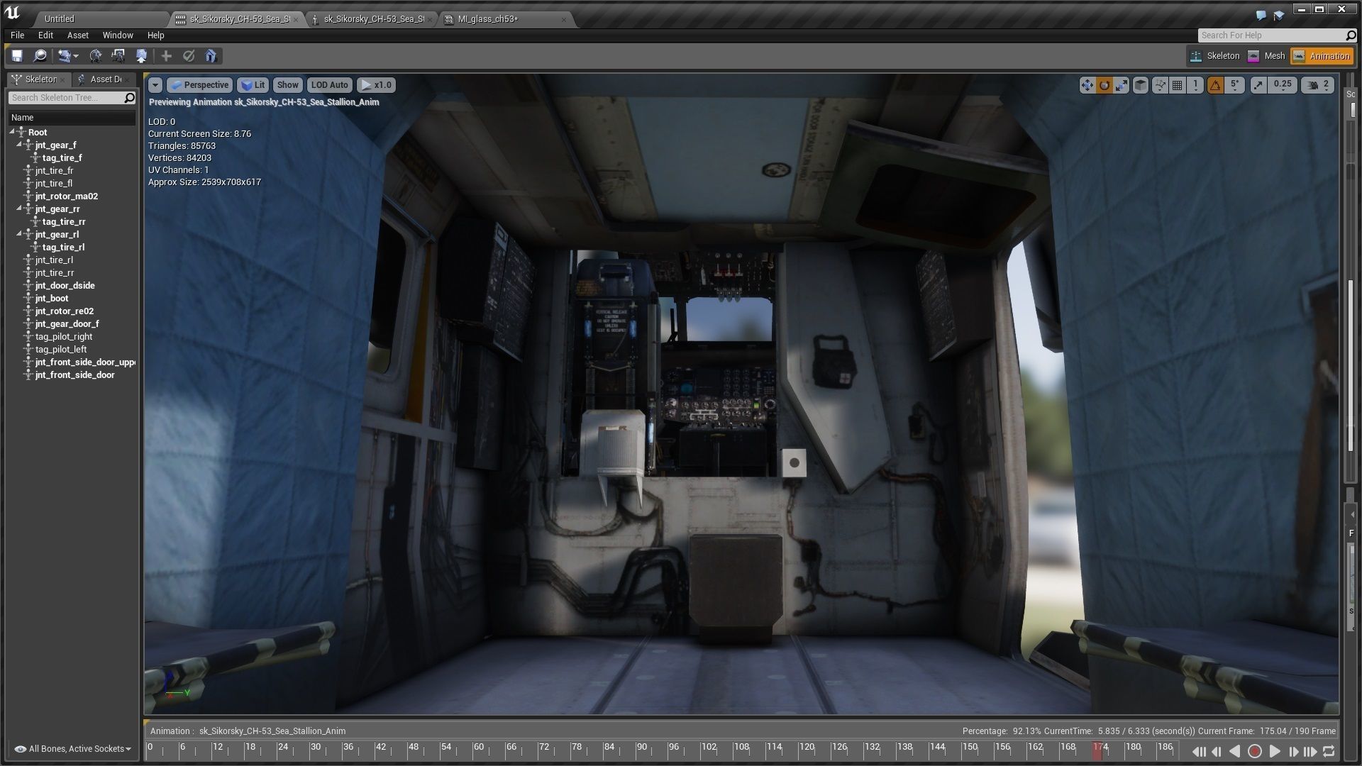 Sikorsky CH 53 Sea Stallion Helicopter Low-poly 3D model_1