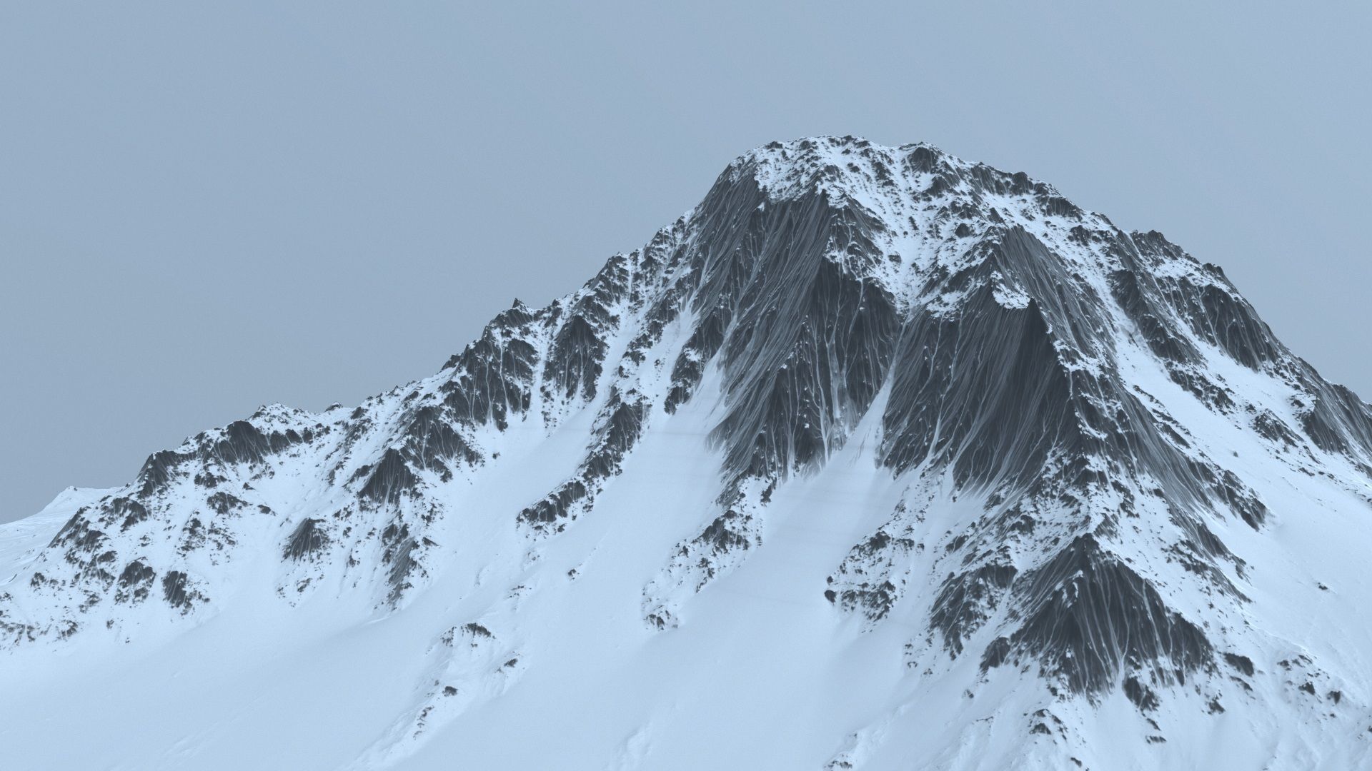 snow mountain 3D model_14