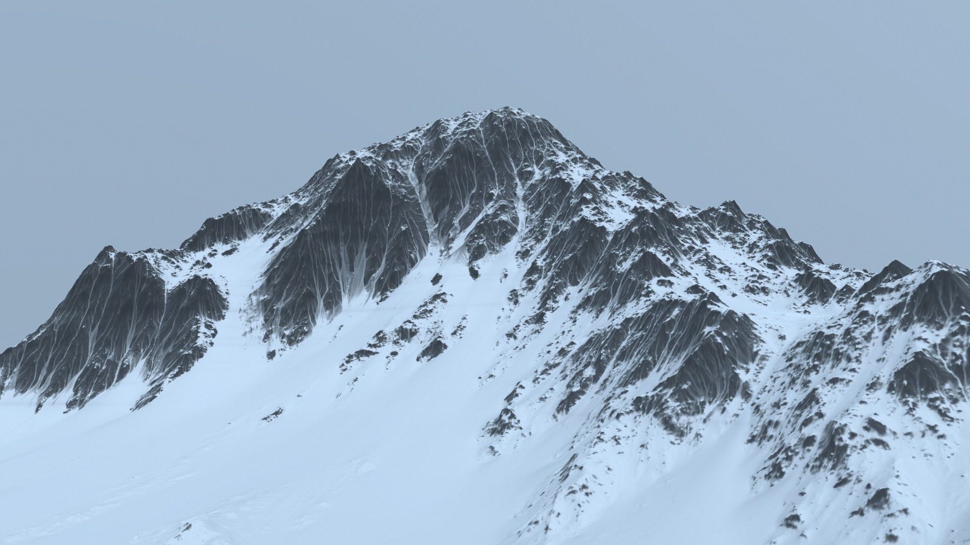 snow mountain 3D model_15
