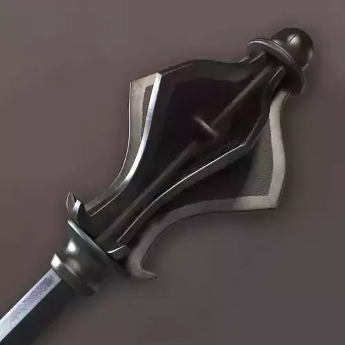 Flanged Mace 3D model