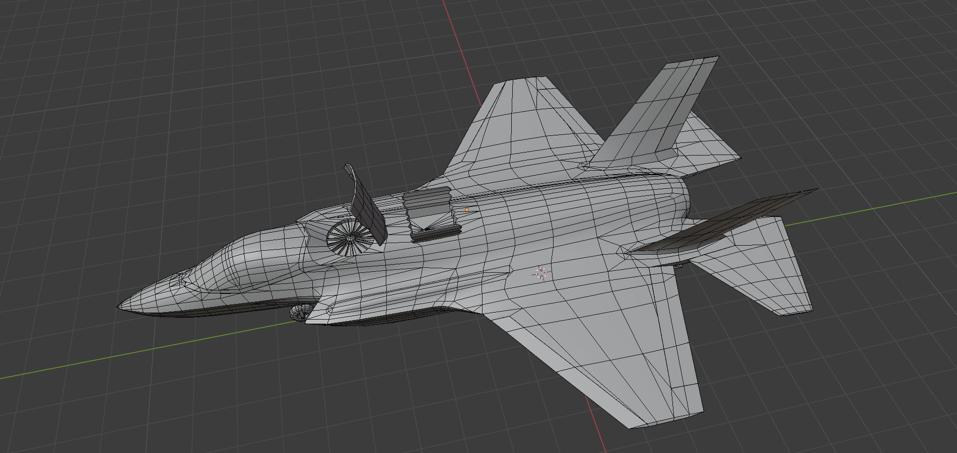 F35 B Lightning Low-poly 3D model_7