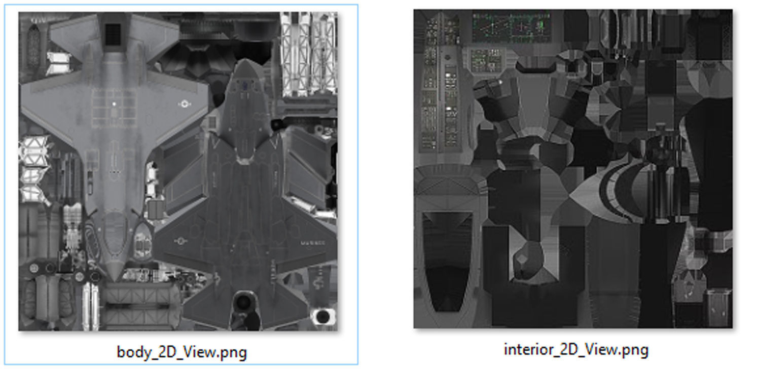 F35 B Lightning Low-poly 3D model_11