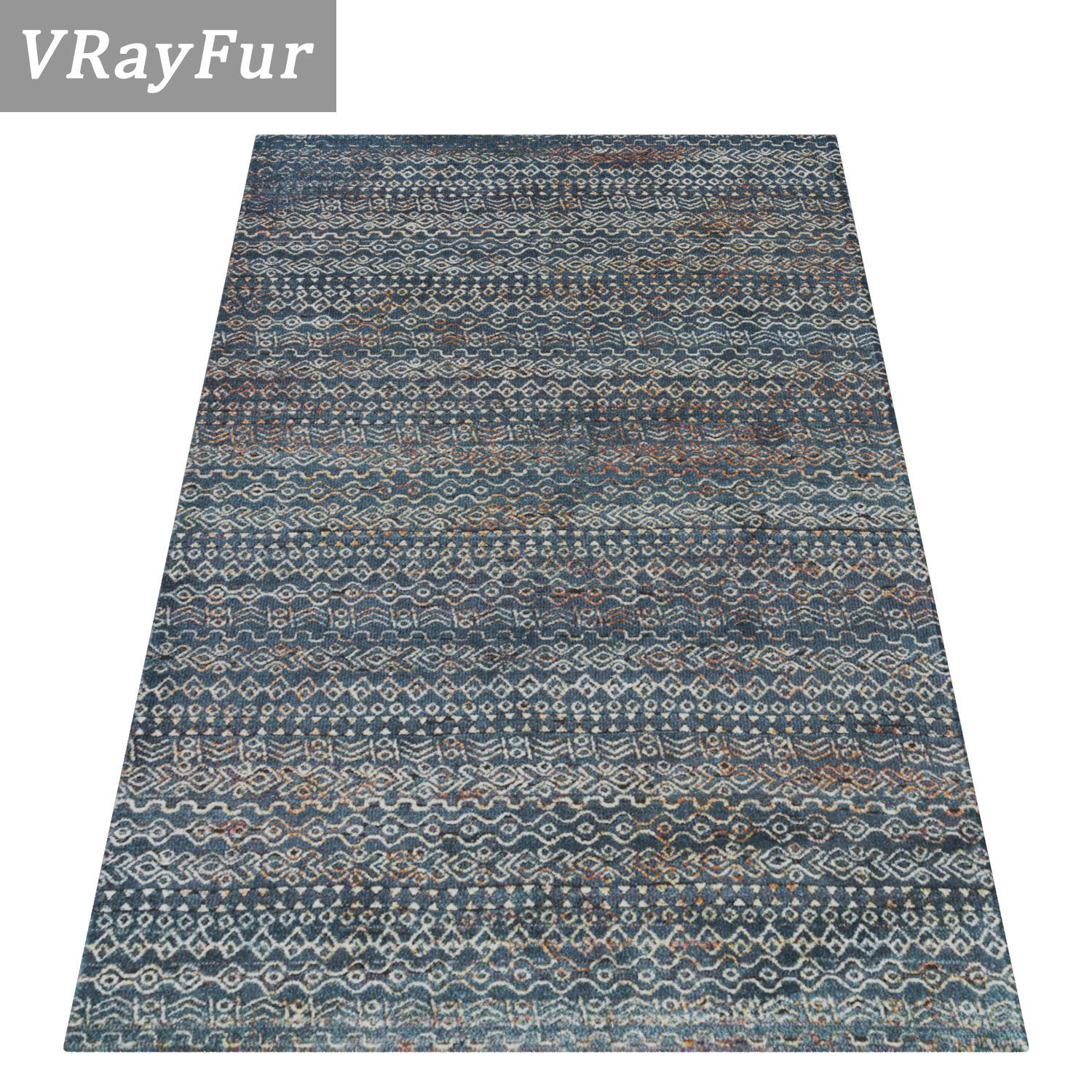 Rug Set 1398 3D model_2
