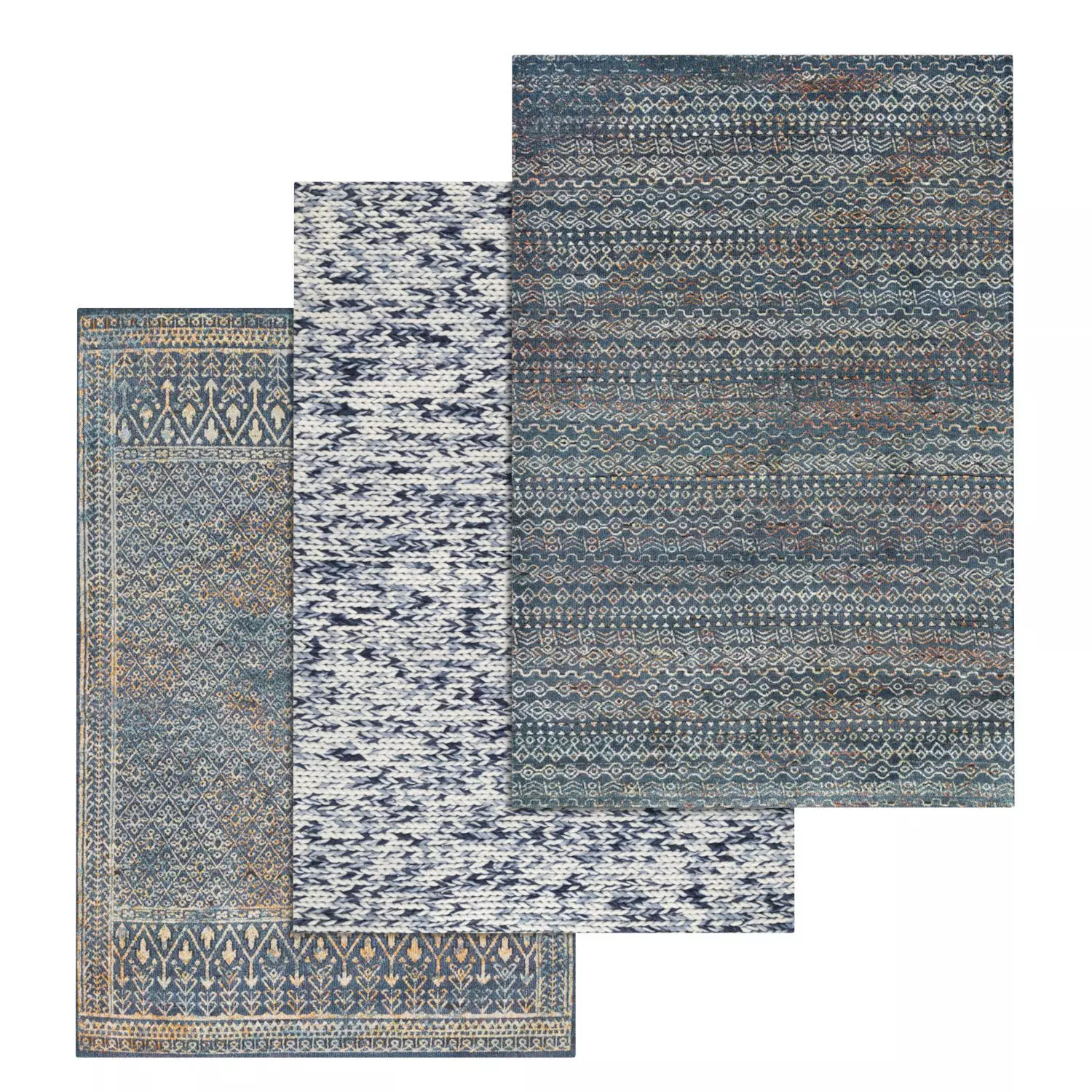 Rug Set 1398 3D model_0