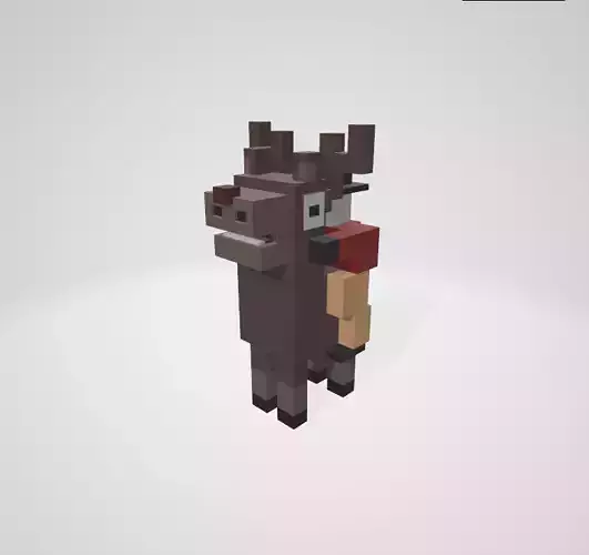 Cross a Road type game Reindeer - Baby Rudolph