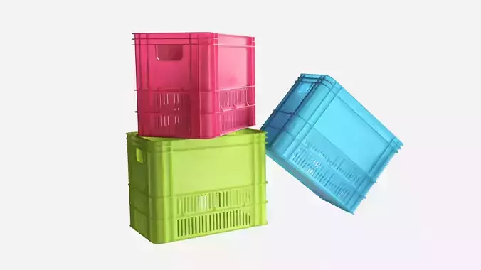 Plastic Box Highpoly - 3ds Max and Vray ready