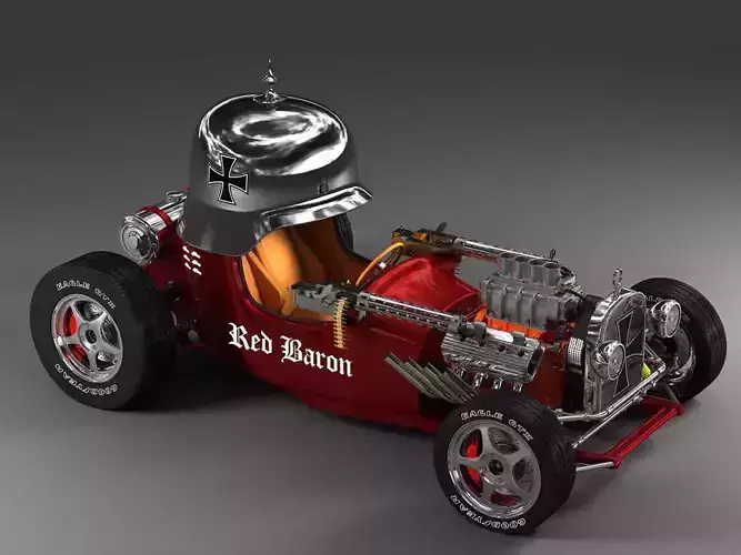Red Baron Hot Rod