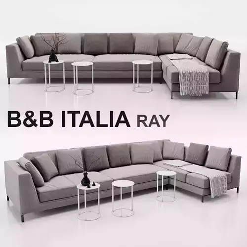 Sofa B and B ITALIA RAY 3D model