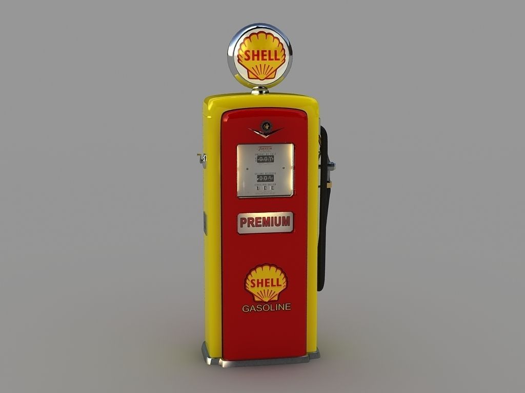 old Gas Pumps 3D model | CGTrader