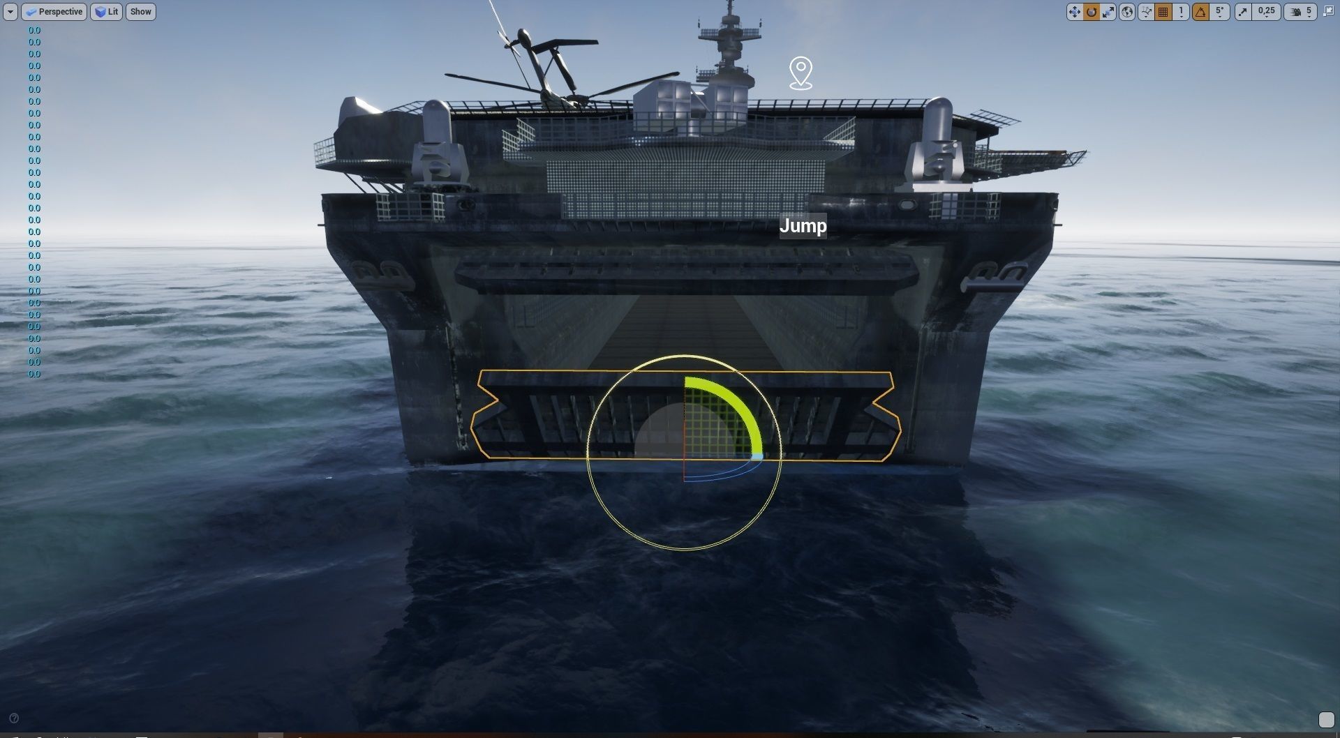 Amphibious Assault Ship and Aircrafts Low-poly 3D model_12