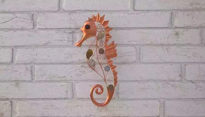 Seahorse walldecoration