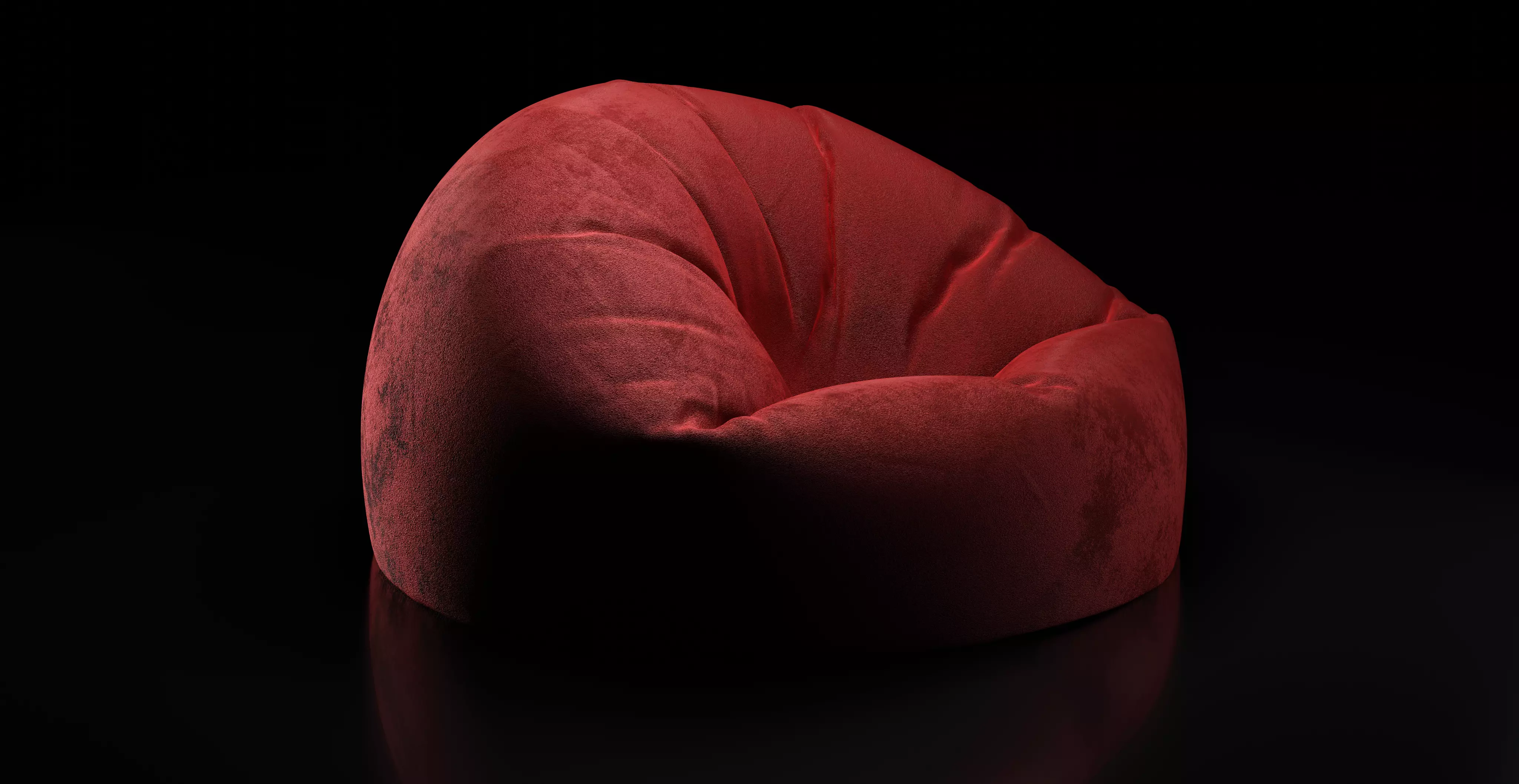 Bean Bag Chair 3D model_0